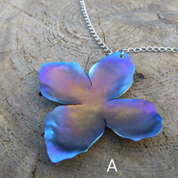 ☆新作　チタンネックレス「氷華」 3枚目の画像