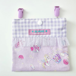 名入れ無料♡ハートキルティング入学セット♡パープル 4setall.jpg