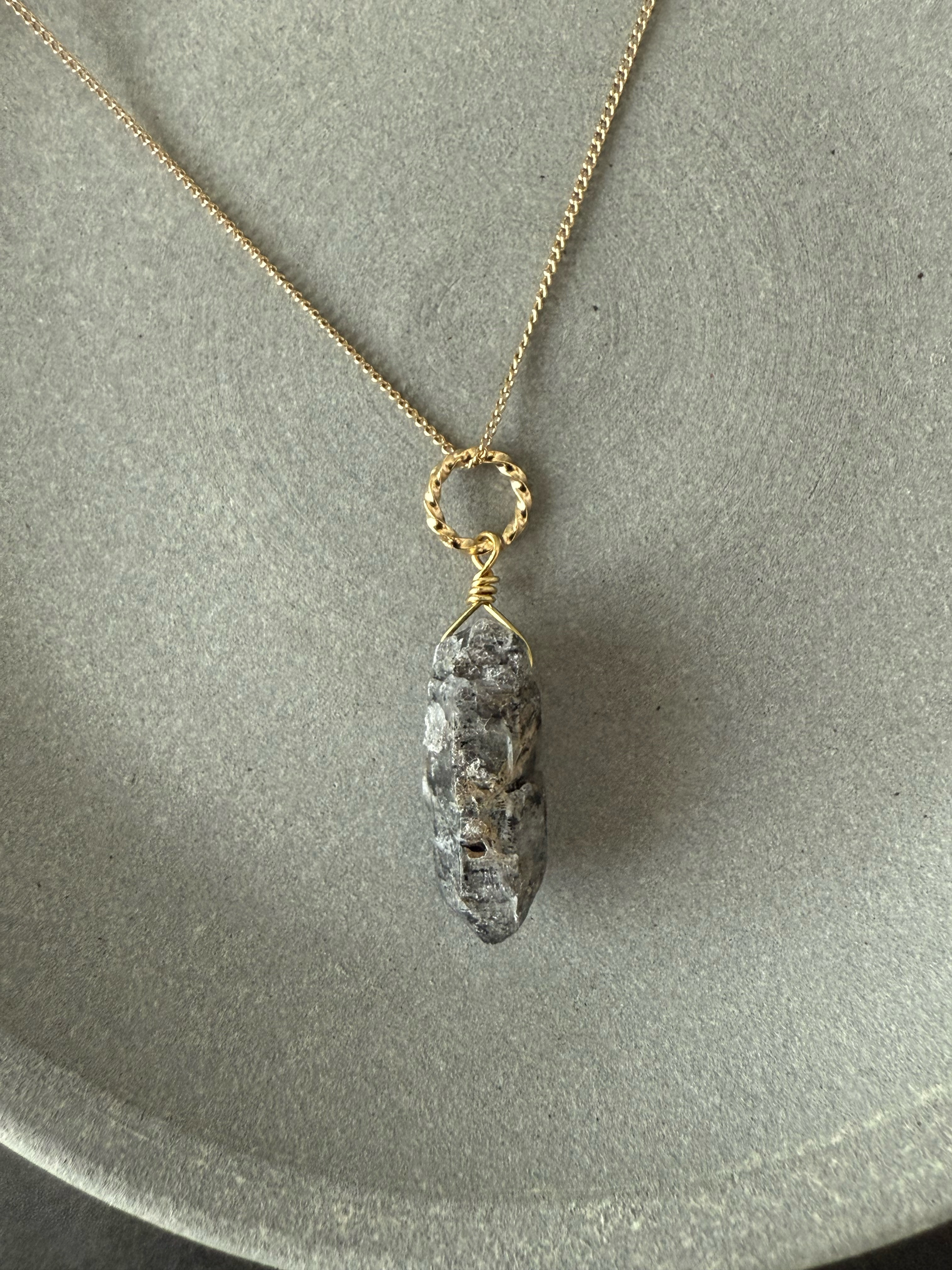 大粒のダブルポイント水晶♚ペンダントトップ