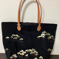 アンズルーム★ハンドメイド★着物★がま口バッグ★ハンドバッグ★かばん★白系 アンズルーム☆2WAY☆着物 帯☆がま口 バッグ☆ハンドバッグ