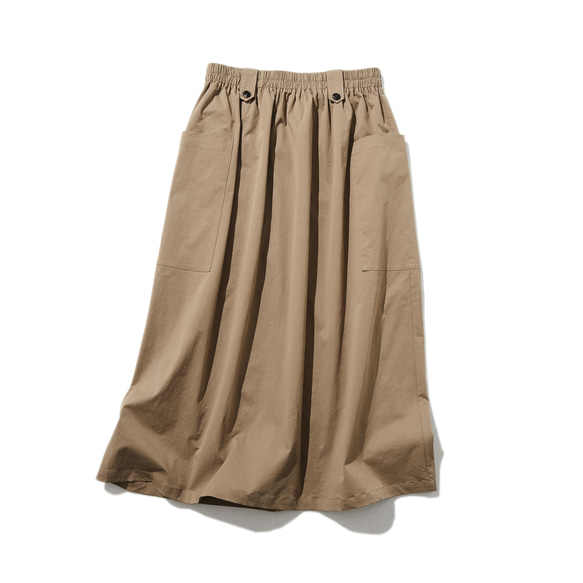 ❤️未使用品！シャンハイタン　リネン100% シルク100% ロングスカート 追加》SATIN LONG スカート（ロング・マキシ丈スカート
