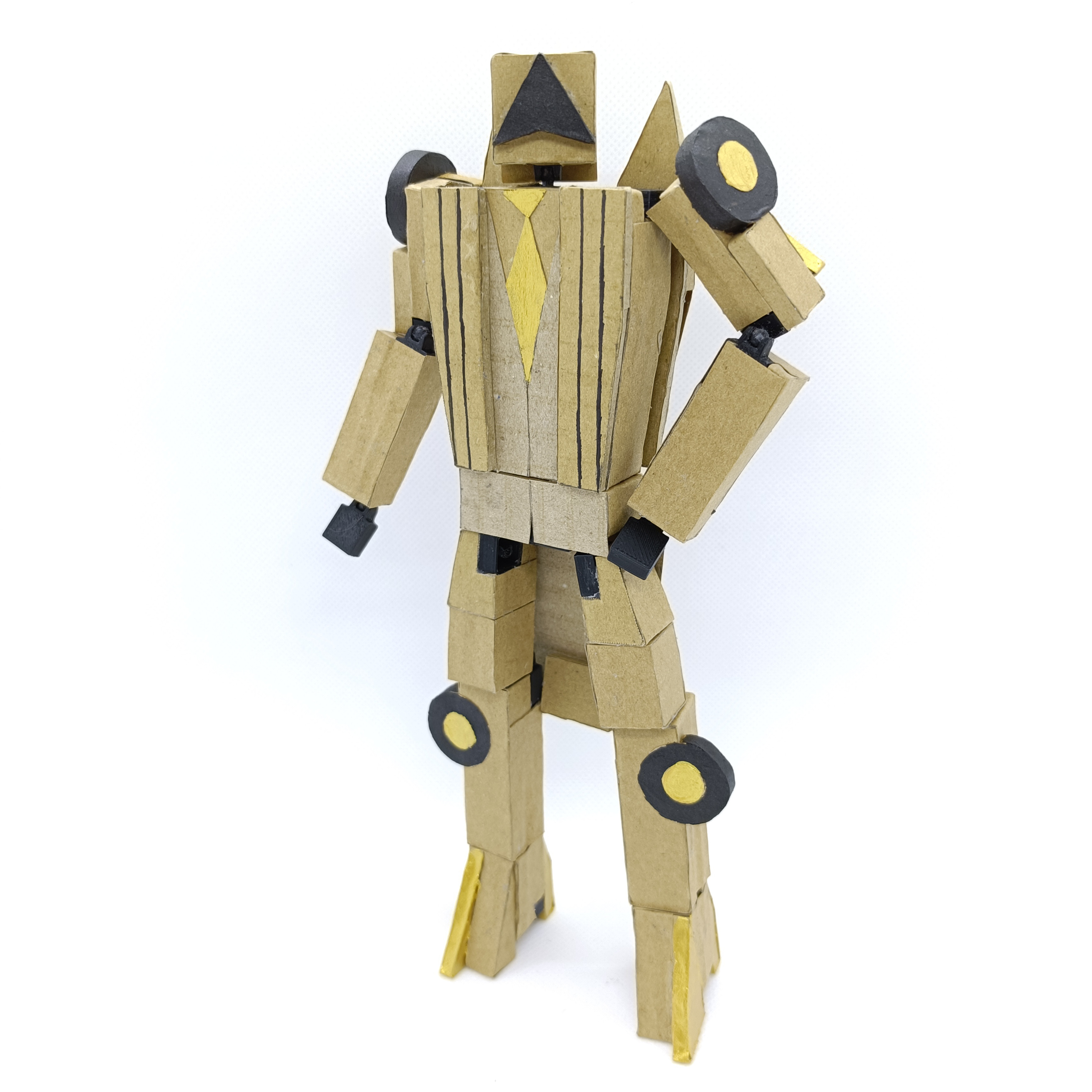 車 段ボールの変形ロボット アクションフィギュア オンボロン【２】