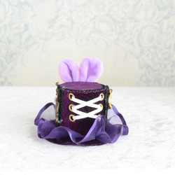 ミニハット（いちごのうさ耳ハット） ヘッドドレス