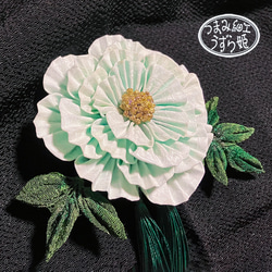 つまみ細工　牡丹セット 髪飾り セット つまみ細工 三つ花にぼたん菊 ボタンギク 牡丹