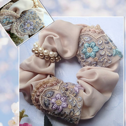 ハンドメイドシュシュM-3772♡ブラックジョーゼット♡リボン付♡ Foo Tokyo 公式ストア | シルクリボンシュシュ 2WAYタイプ