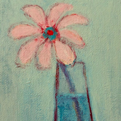 ダリア 油絵 キャンバスF4 花の絵 原画 一点もの 絵画 送料込み 絵画
