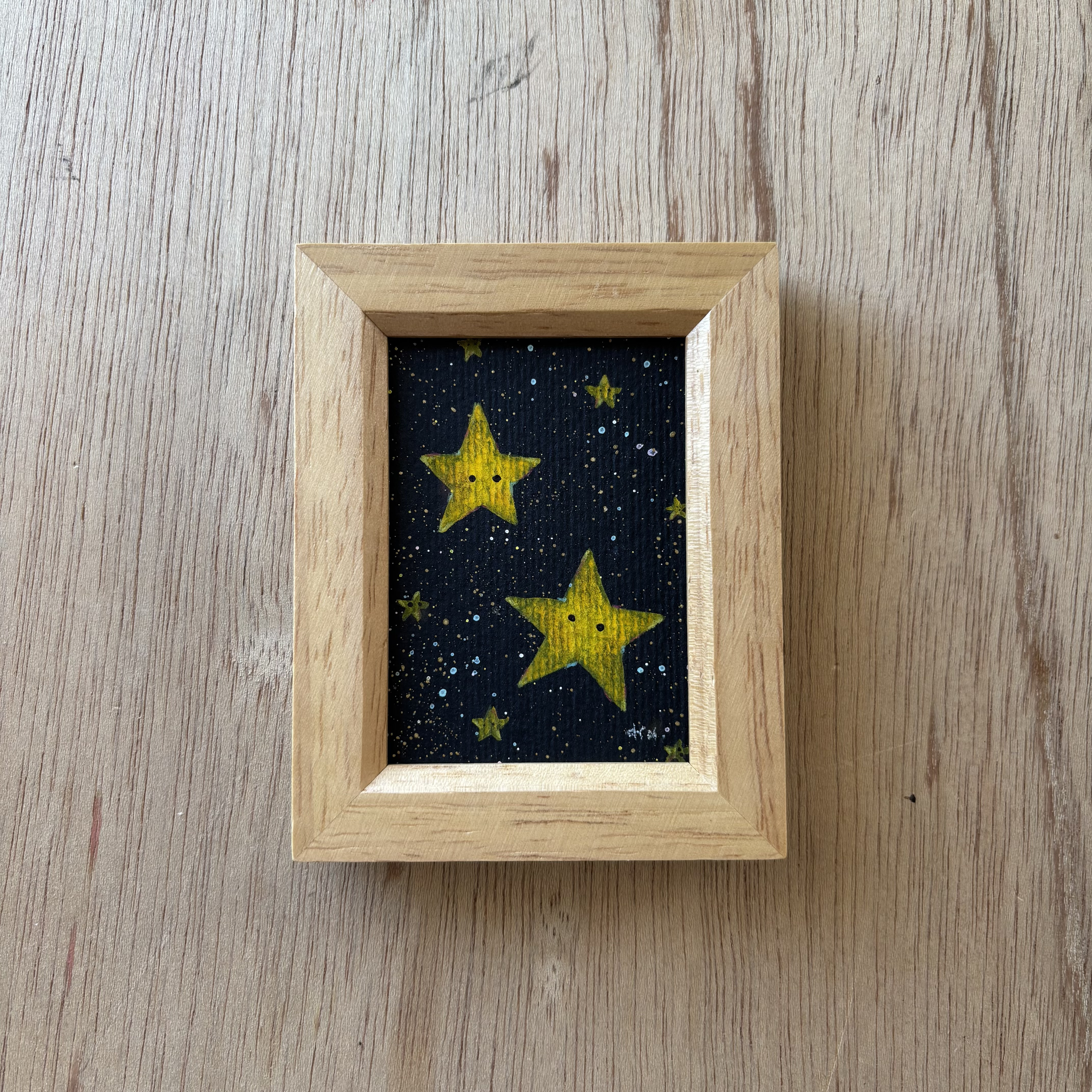 「瞬星」ミニ額　原画