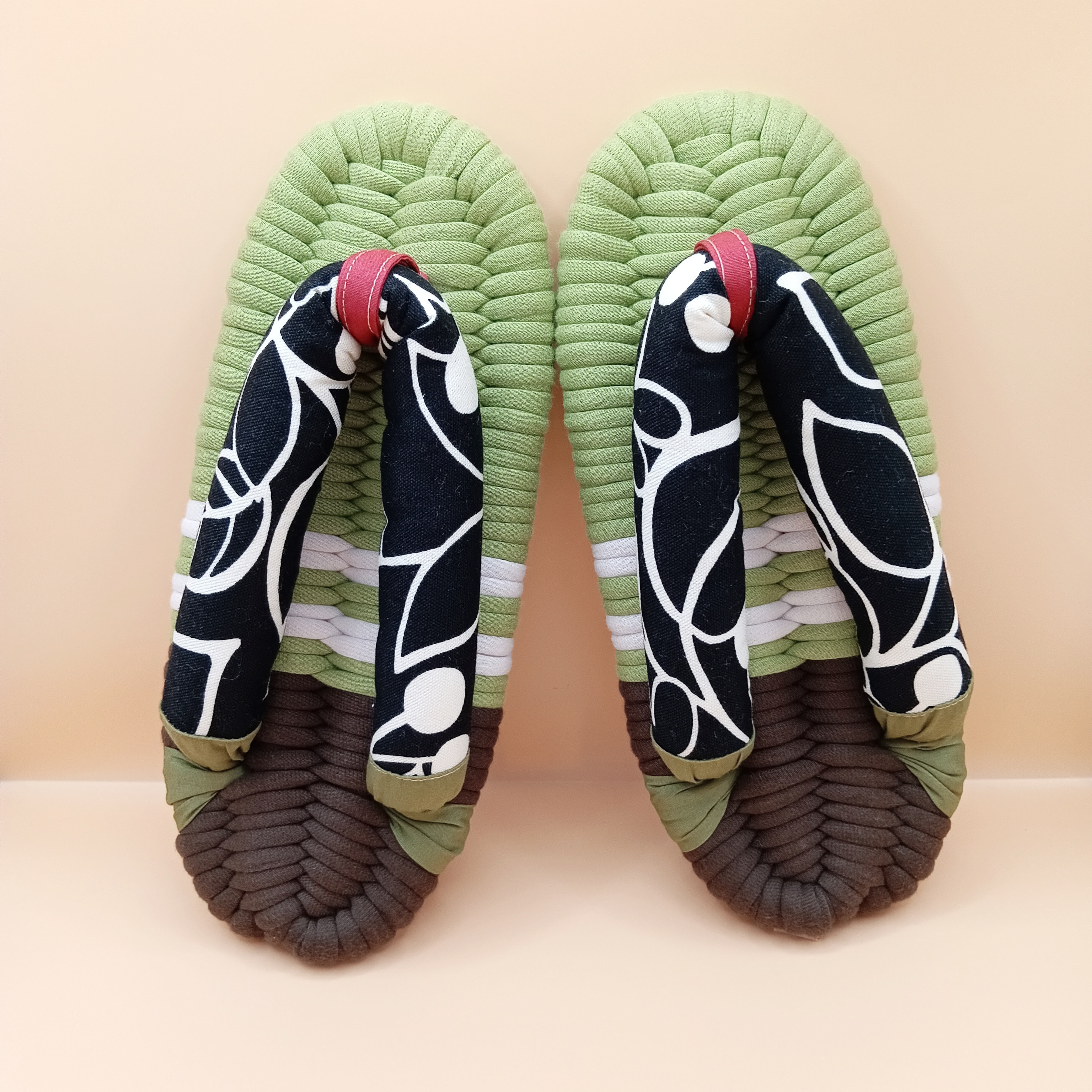 布ぞうり  Mサイズ い草色  ルームシューズ  スリッパ 布草履 プレゼント ギフト