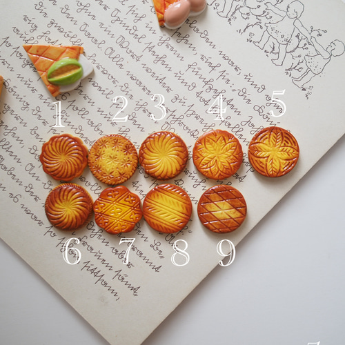 あと2個！フランス フェーヴ 9種類のガレットデロワ♪ ミニチュア雑貨