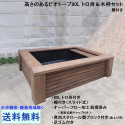 ビオトープ 15L 水キレイメダカ鉢＆木枠セット　メダカ・金魚飼育用 ビオトープ 15L 水キレイメダカ鉢＆木枠セット メダカ・金魚飼育