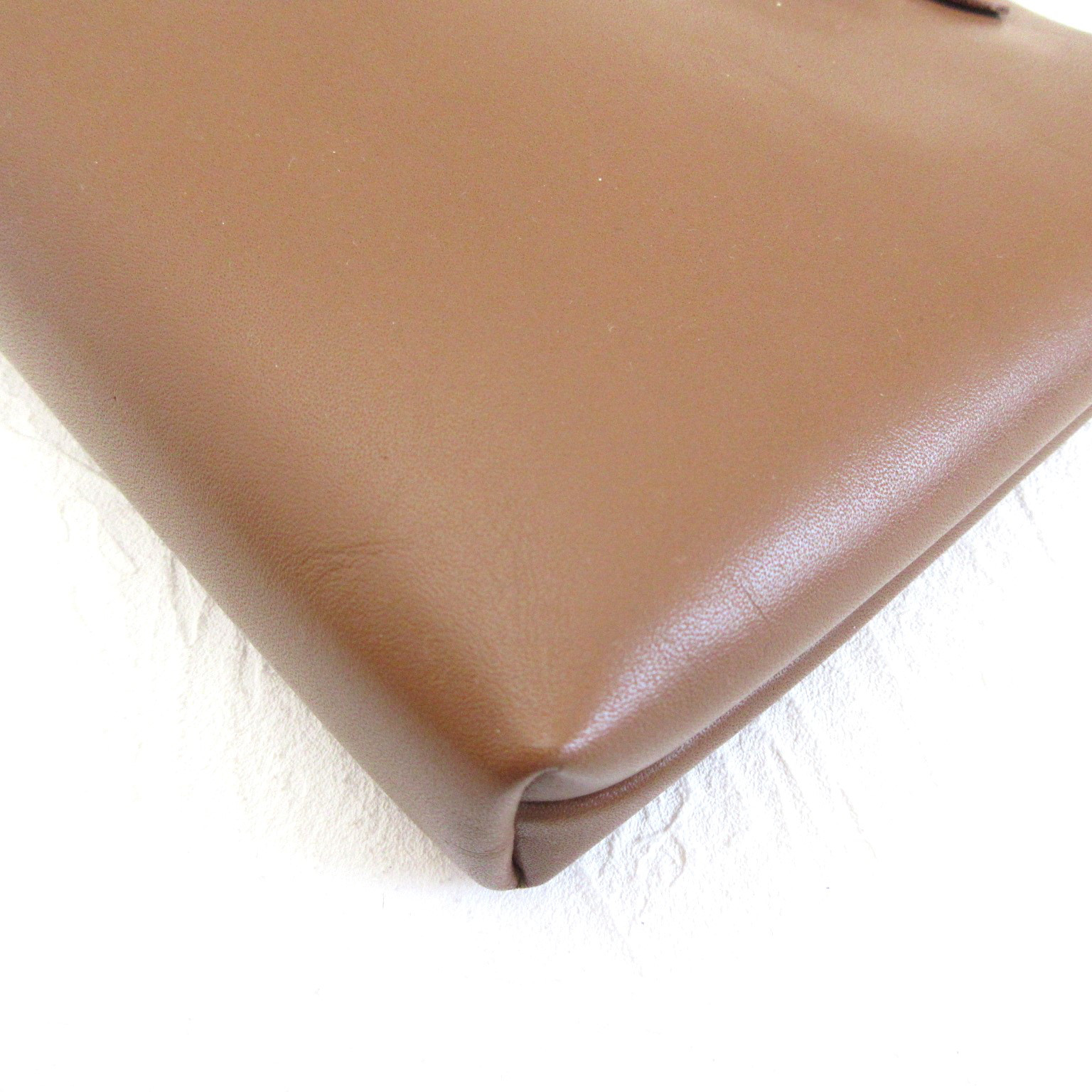 バッグインサコッシュ♪《牛革》スムースレザー・ブラウン・0154