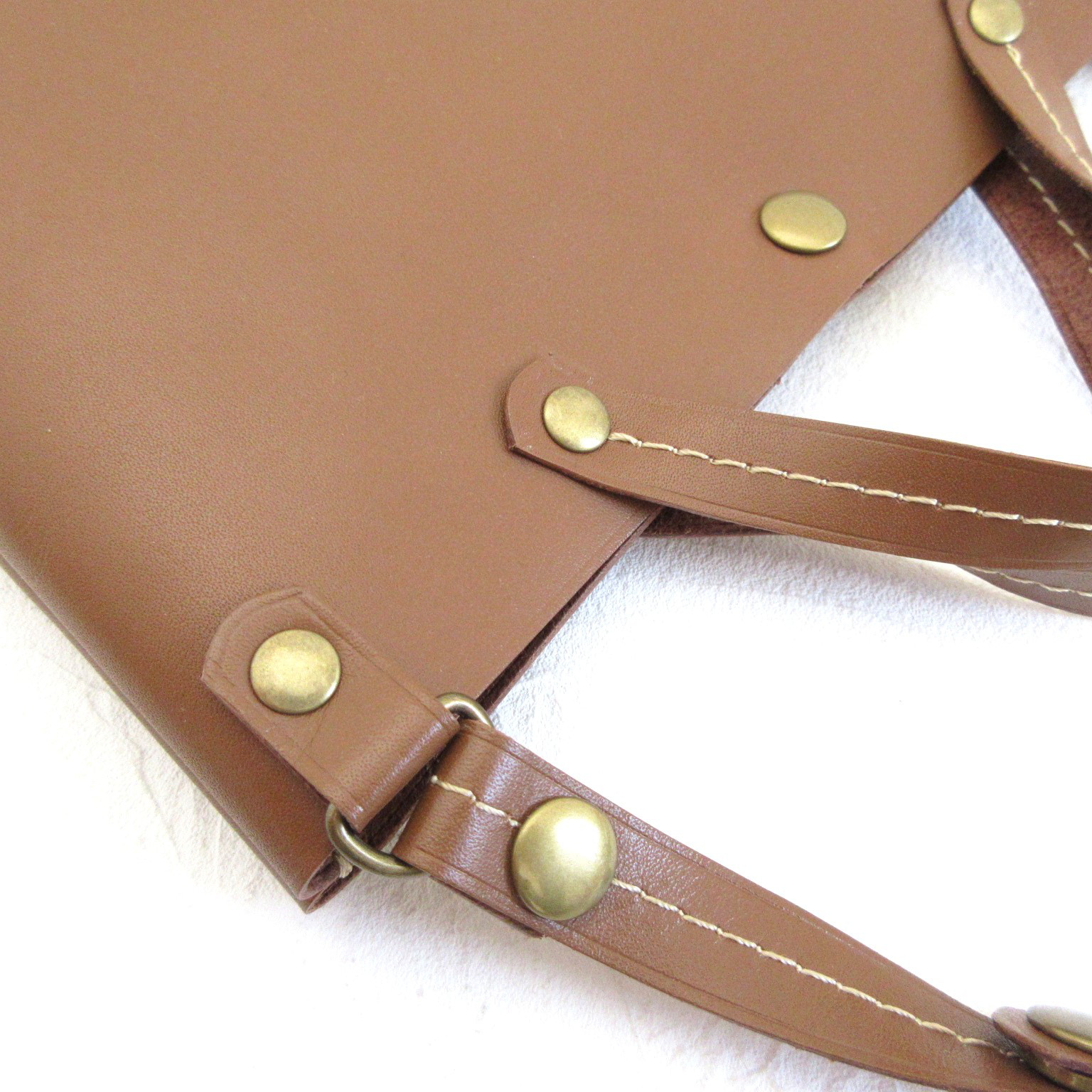 バッグインサコッシュ♪《牛革》スムースレザー・ブラウン・0154