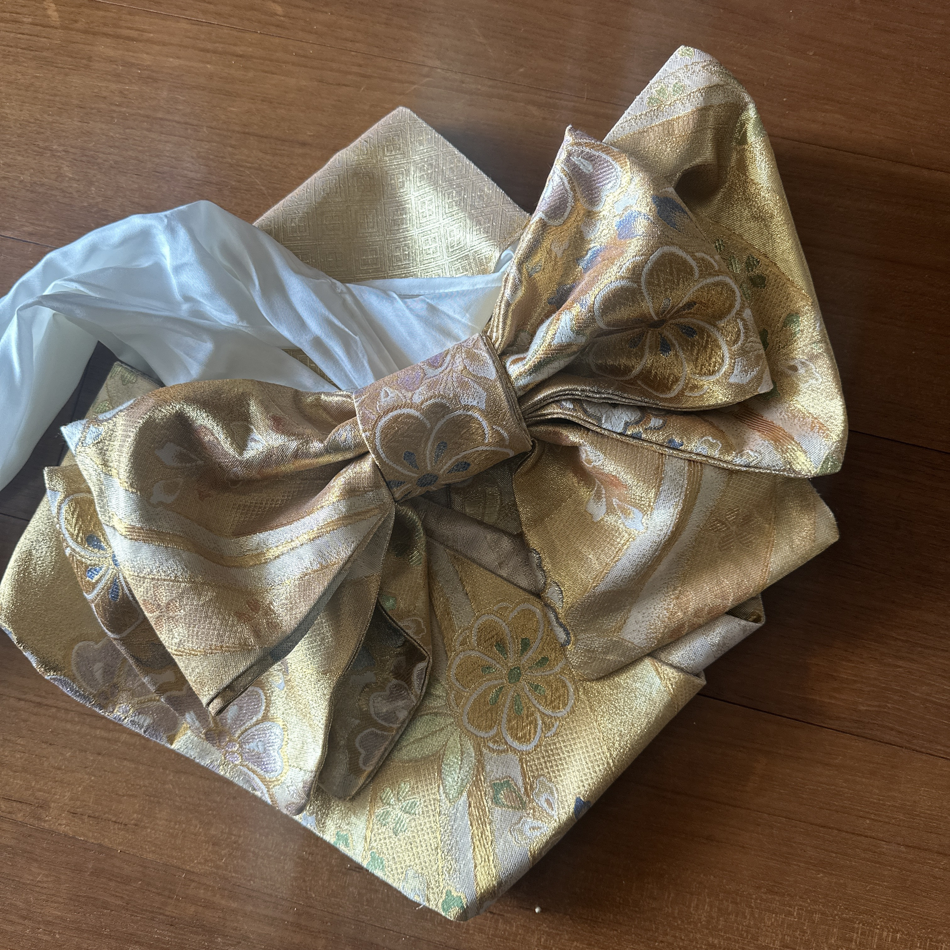 着物リメイク　袋帯から帯ベルト、ハンドバッグ　持ち込み専用