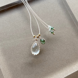 ♢Sun♢K18 グリーントルマリン ネックレスチャ―厶 ペンダントトップ ♢Sun♢K18 グリーントルマリン ネックレスチャ―厶 ペンダント