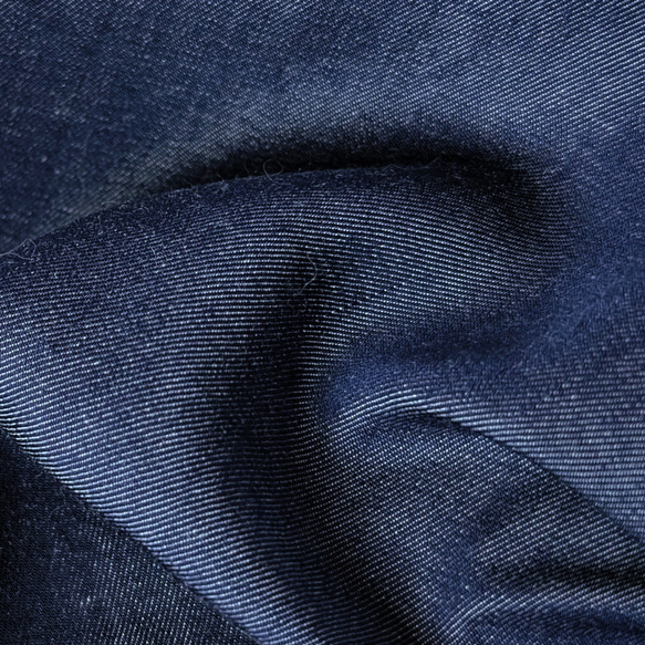 幅広ヘアバンド（デニム・ネイビー） 4枚目の画像