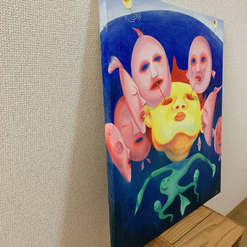 手の形をした油彩画 油彩『呪い』 絵画 annco 通販 19629061｜Creema(クリーマ)