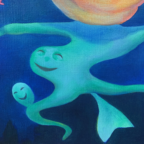 油彩『呪い』 絵画 Yuriko 通販 19629061｜Creema(クリーマ)