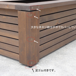 高さの有るビオトープ　80L　トロ舟＆木枠セット（3D型防鳥網付き・棚付き） 7枚目の画像