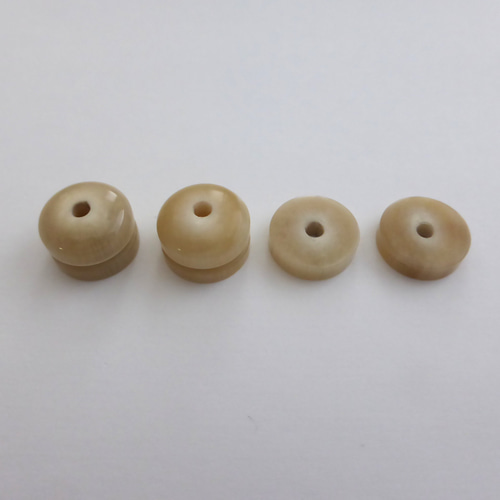 ナンタケットバスケット用 水牛ノブ＆ワッシャー12mm(2) かごバッグ