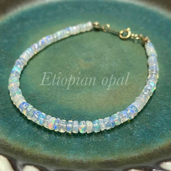 14kgf＊原石のネックレスチャーム エチオピアンオパール ペンダント