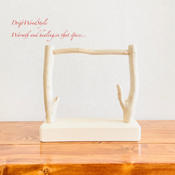 流木インテリア  小～大型インコが止まれる天然流木の小鳥の止まり木 スタンドタイプ インコ オウム 鳥 自然木 N13 5枚目の画像