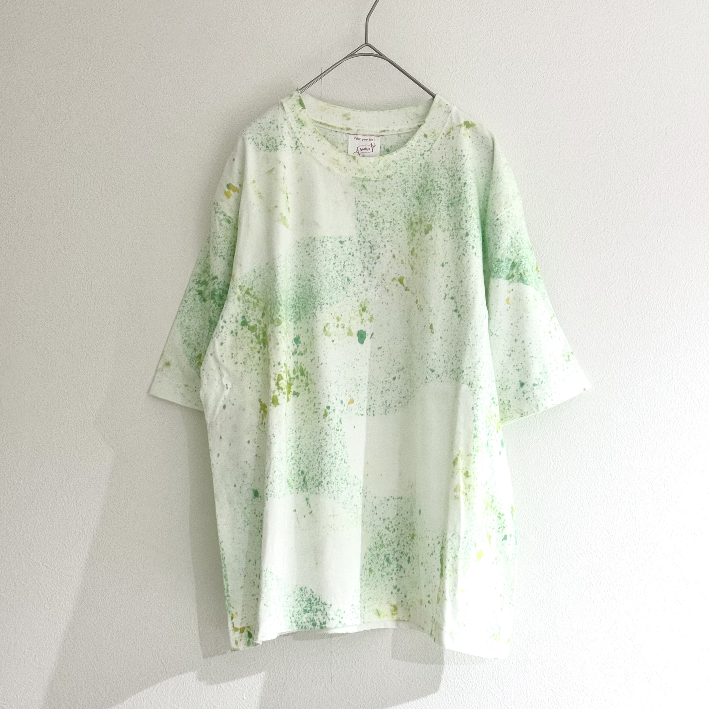 手染めTシャツ / ゆったりシルエット ユニセックスSサイズ