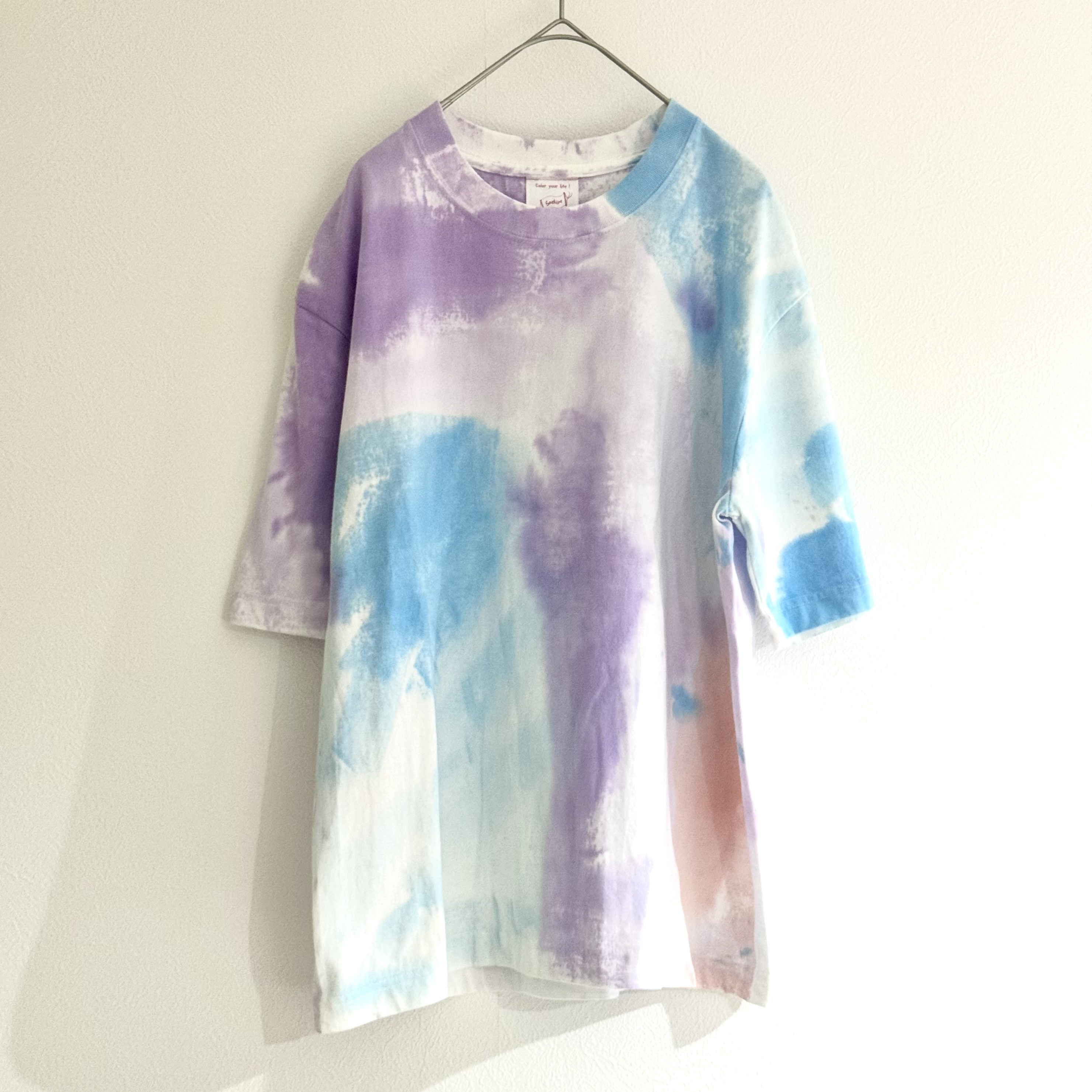 手染めTシャツ / ゆったりシルエット ユニセックスSサイズ