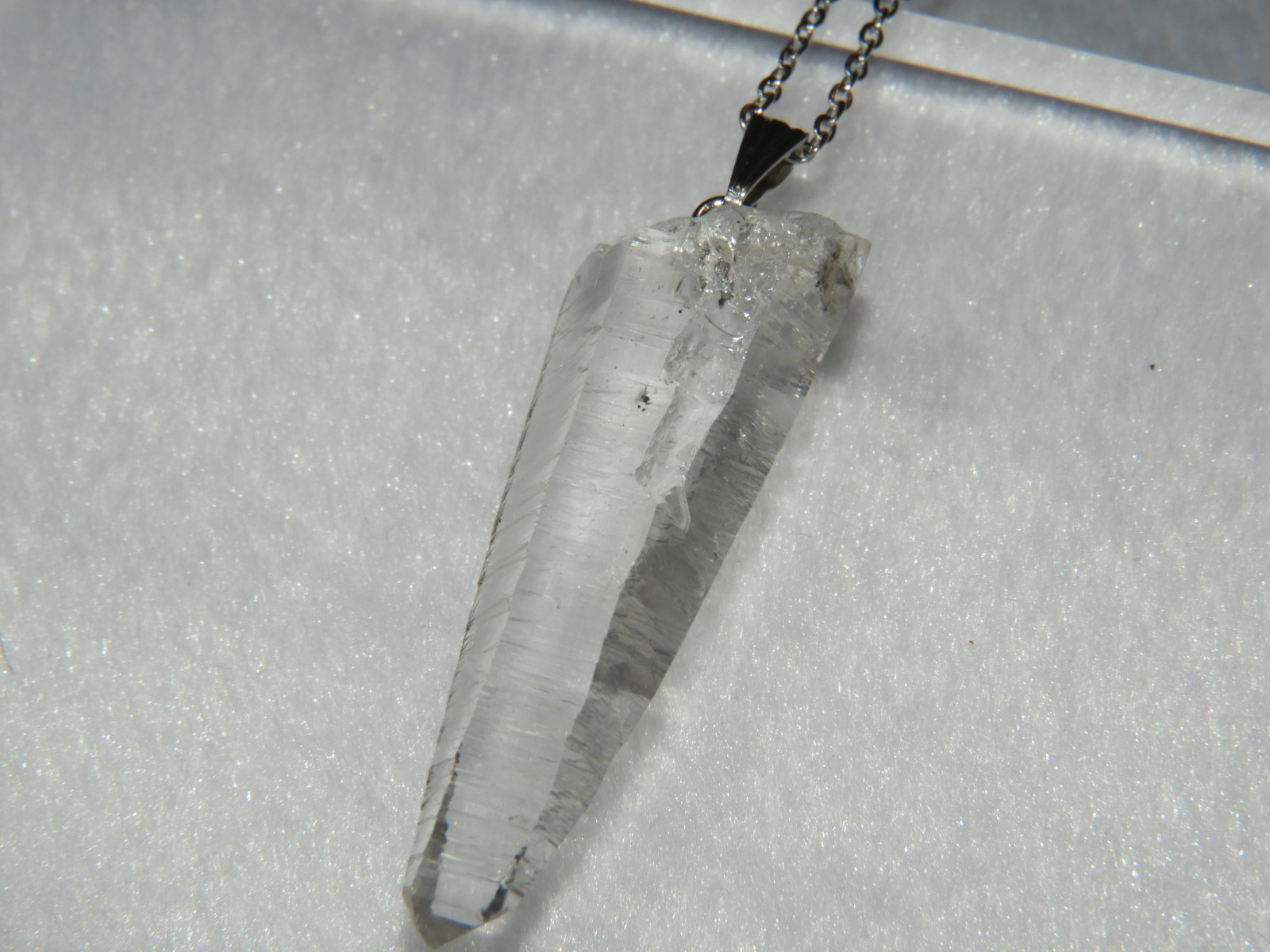 揺るがない№１水晶！ガネーシュヒマールさんの貴重なヒマラヤ水晶原石ペンダント！メイドインジャパン！ヒマラヤ７８