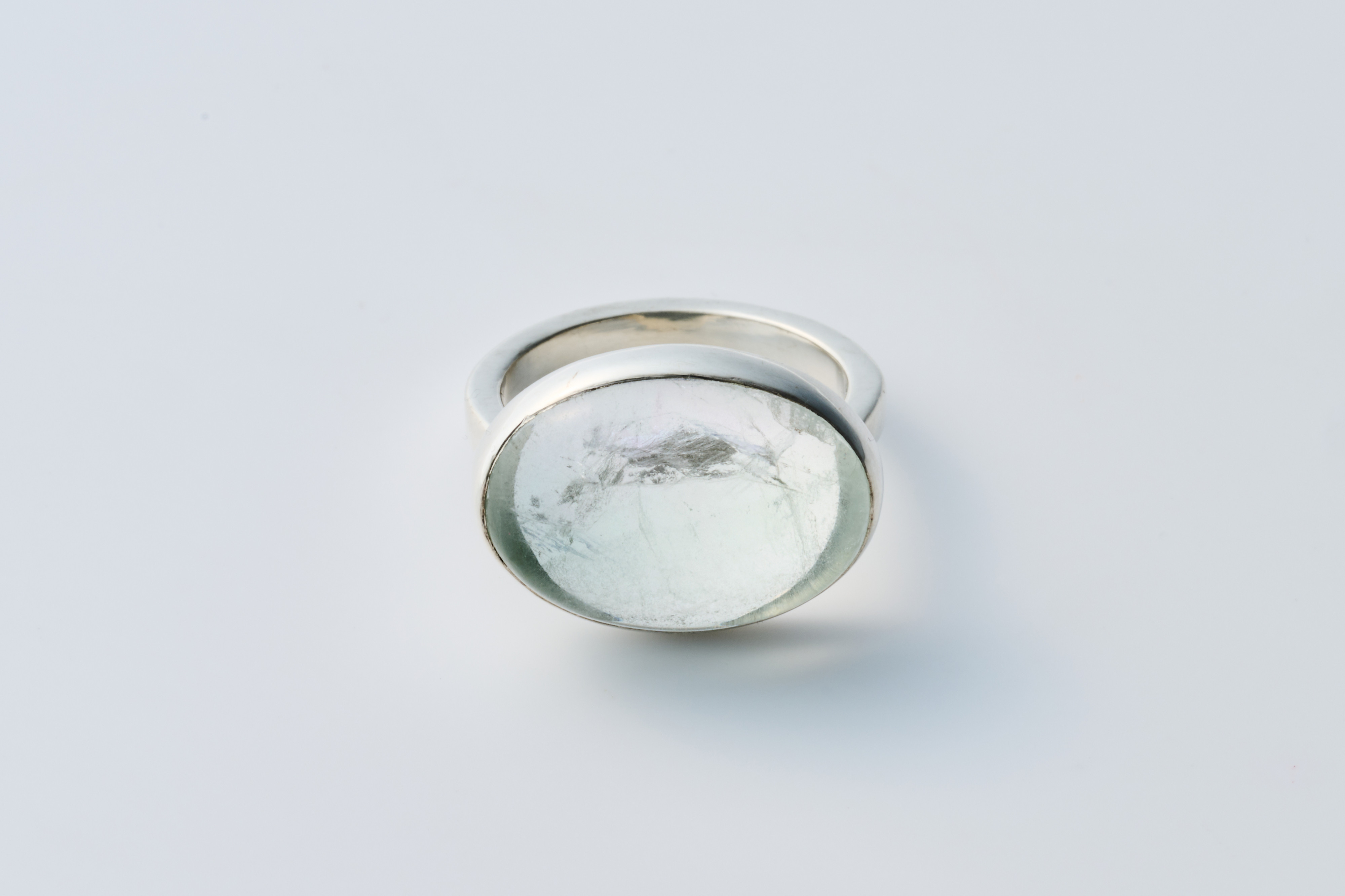 フローライトカボションリング　Fluorite Cabochon Ring