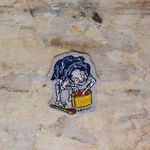 刺繍のあっぷりけ[ショキショキ音が聞こえてくるよッ小豆洗い]浮世絵の