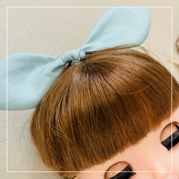 【ソランちゃん 服  レミンちゃん 服 メルちゃん 服】リバティ　シンクオブミー　ワンピース 3枚目の画像