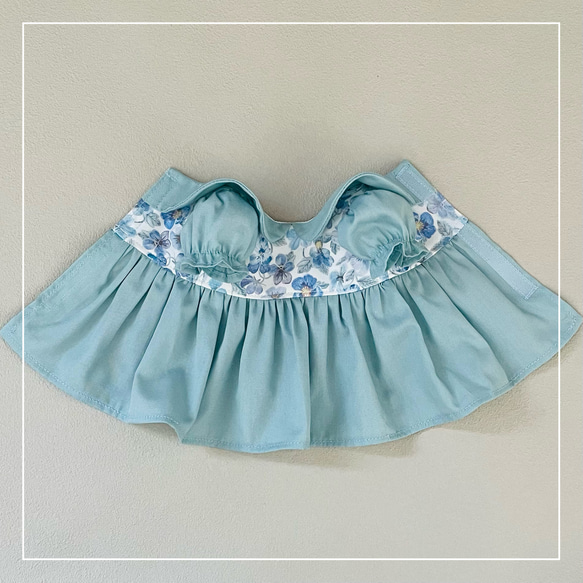 【ソランちゃん 服  レミンちゃん 服 メルちゃん 服】リバティ　シンクオブミー　ワンピース 5枚目の画像