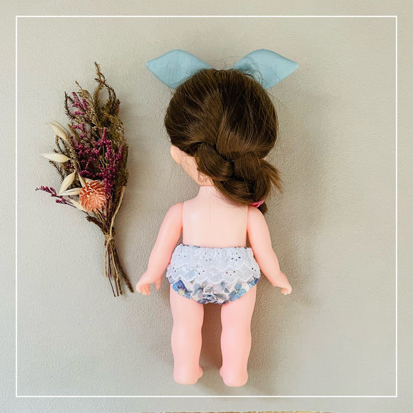 【ソランちゃん 服  レミンちゃん 服 メルちゃん 服】リバティ　シンクオブミー　ワンピース 9枚目の画像