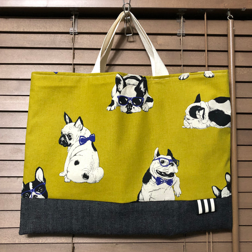 フレンチブルドッグ大好き！ 入園 入学 レッスンバッグ 絵本バッグ