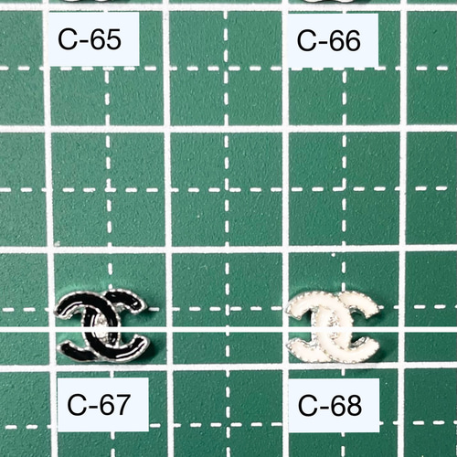 キャンペーン】 ネイルパーツ ロゴ シルバー デコパーツ ch 通販