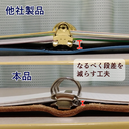 大容量ルーズリーフミニ用本革バインダー 大容量ルーズリーフミニ用本革バインダー 手帳 カズサ皮革製作所 通販