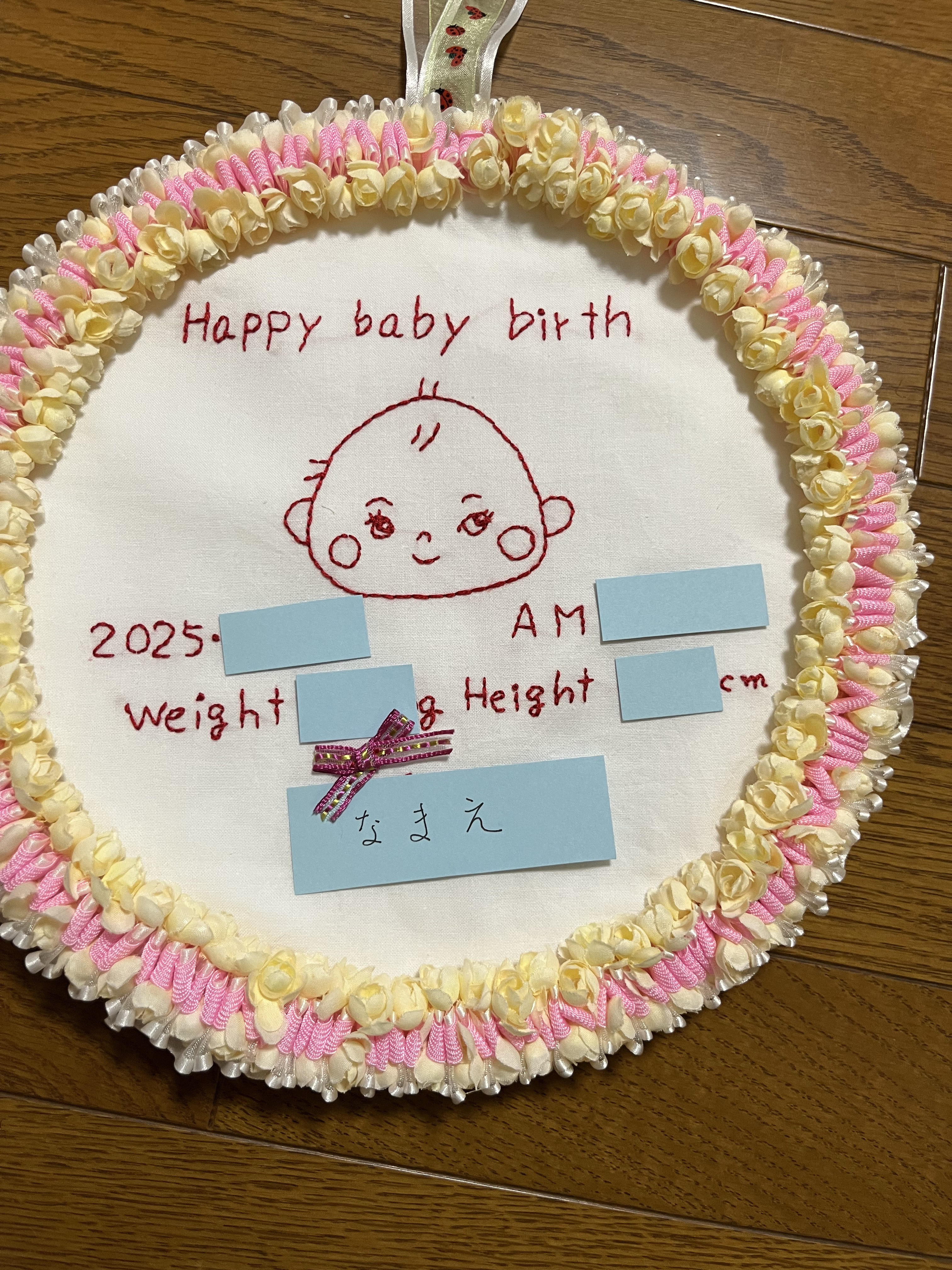 出産祝いにバースデープレート