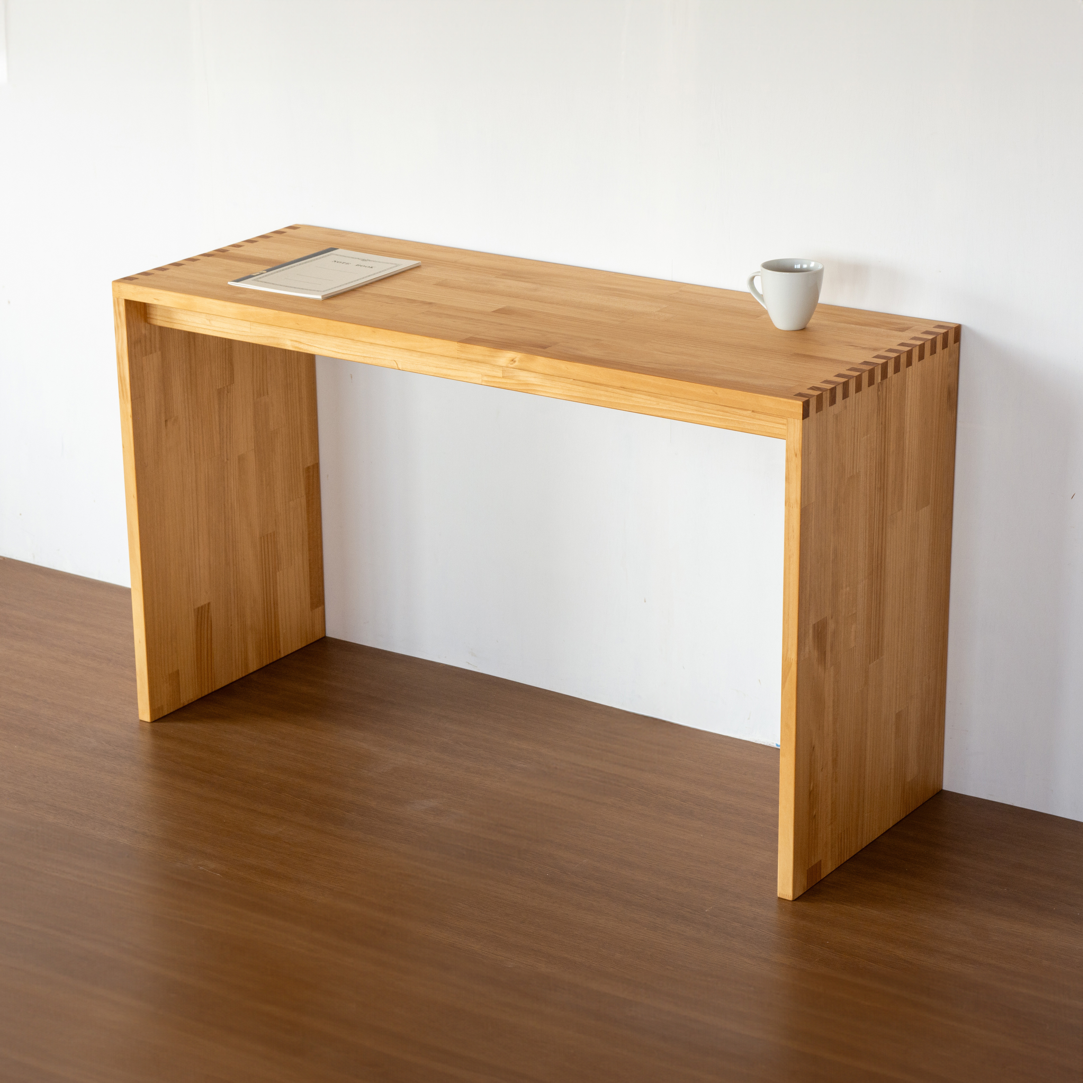 ワークデスク／ライトブラウン