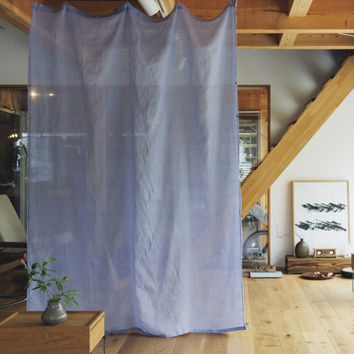 KURASIKU 自然素材カーテン きなり 3枚 リネン W150×H200 自然素材 カーテン ナグ きなり 麻100% - ナチュラルカーテン madomo