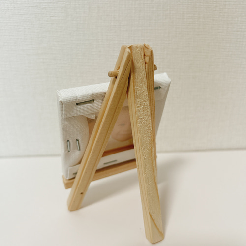オーダーメイド】お写真×誕生花×メッセージ ミニキャンバスパネル