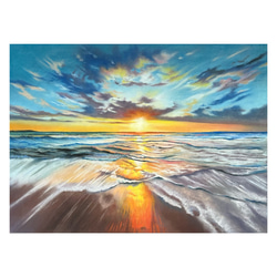 月と星の幻想的なパステル画 原画 絵画 megu 通販 19582400｜Creema