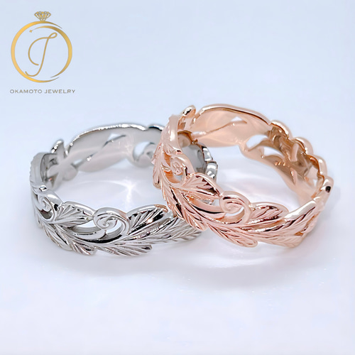 Hibiscus ring.(ハイビスカス)(透かしデザイン)(ハワイアン