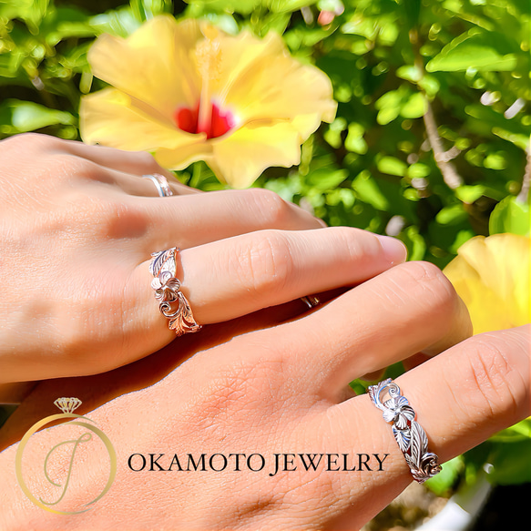 purumeria ring.(ハワイアンジュエリー)(アレルギー対策) purumeria ring.(ハワイアンジュエリー)(アレルギー対策)