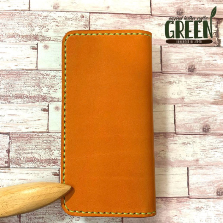 栃木レザー　キャメル　Google pixel iPhoneケース　手帳型　本革　スマホケース　経年変化　おしゃれ