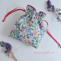 flower さま　専用ページ　リバティ　巾着　ハンドメイド 楽天市場】リバティプリント 巾着の通販