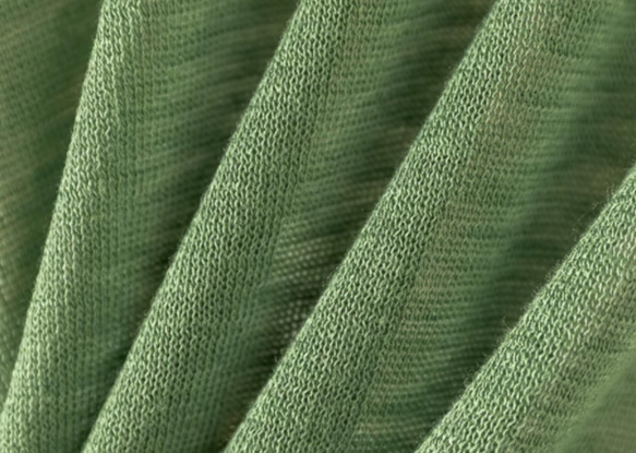 【夏用 薄手 大サイズ】レディース かさね着風 ジャージー麻 薄手 ニット半袖Tシャツ ゆったり フード付き カジュアル 11枚目の画像