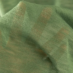 【夏用 薄手 大サイズ】レディース かさね着風 ジャージー麻 薄手 ニット半袖Tシャツ ゆったり フード付き カジュアル 12枚目の画像