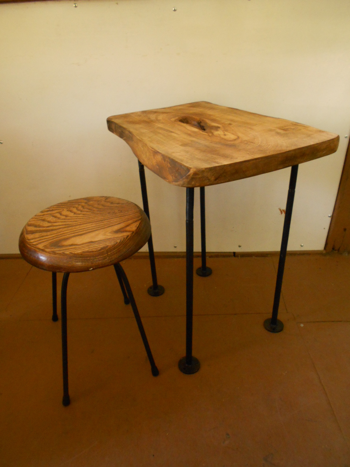 くるみの木アイアン　サイドテーブル　07-27（テーブルのみ）