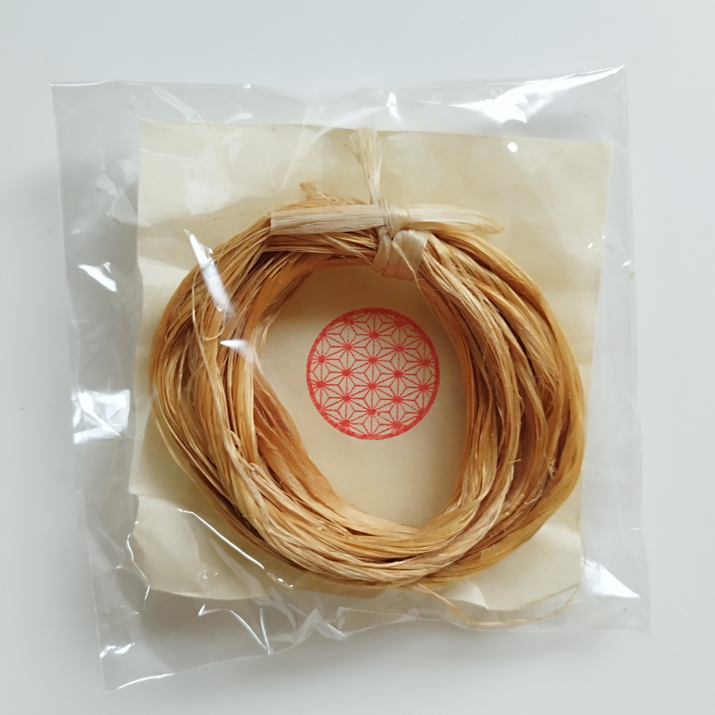 【国産精麻1枚】OKINAWA月桃染め