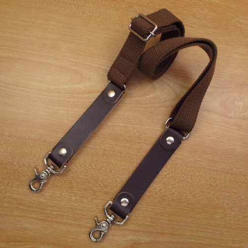 手縫い 本革 5丁差し シザーケース (ダークブラウン) SCA-125